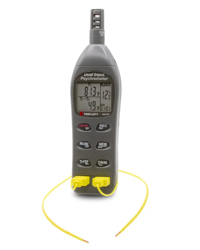 Digital Psychrometer With Type K - (Rht37) 1
