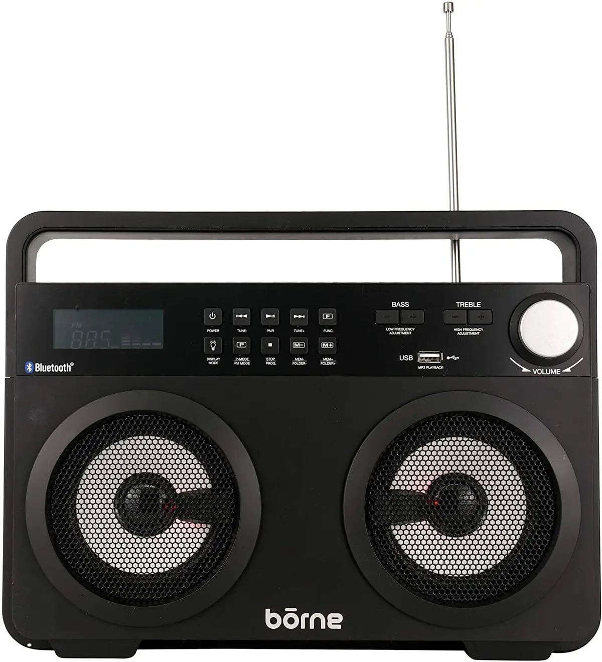 Openbox Borne Btspk12 Wireless Bluetooth Boombox Portable Speaker With Fm Radio 1