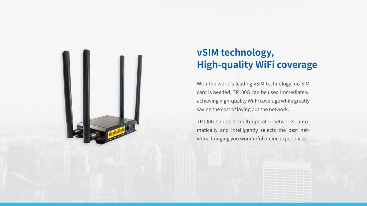 Rps-Tr100g Global Wifi Router Worldwide Hotspot Internet Device With Sim Slot 1