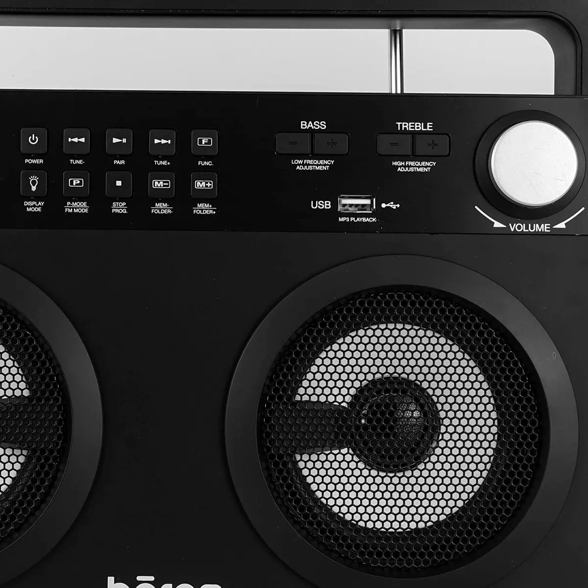 Openbox Borne Btspk12 Wireless Bluetooth Boombox Portable Speaker With Fm Radio 2