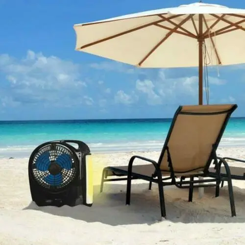 Technical Pro Fs2bt Rechargeable Outdoor Camping Fan With Am/Fm Radio Speaker 2