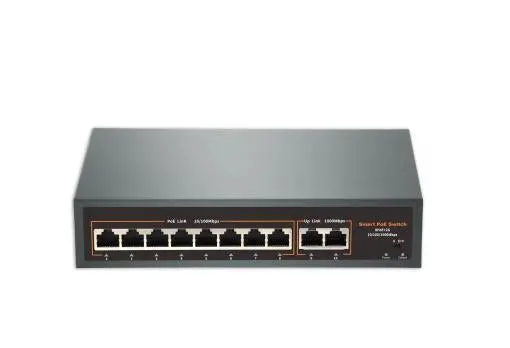 8-Port Unmanaged Gigabit Network L2 Poe Switch 120W Power Over Ethernet Ports 1