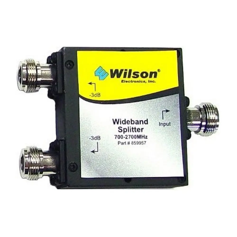 Wilson 859957 2-Way Splitter 50 Ohm Wide Band 700-2700 Mhz For Signal Booster 1