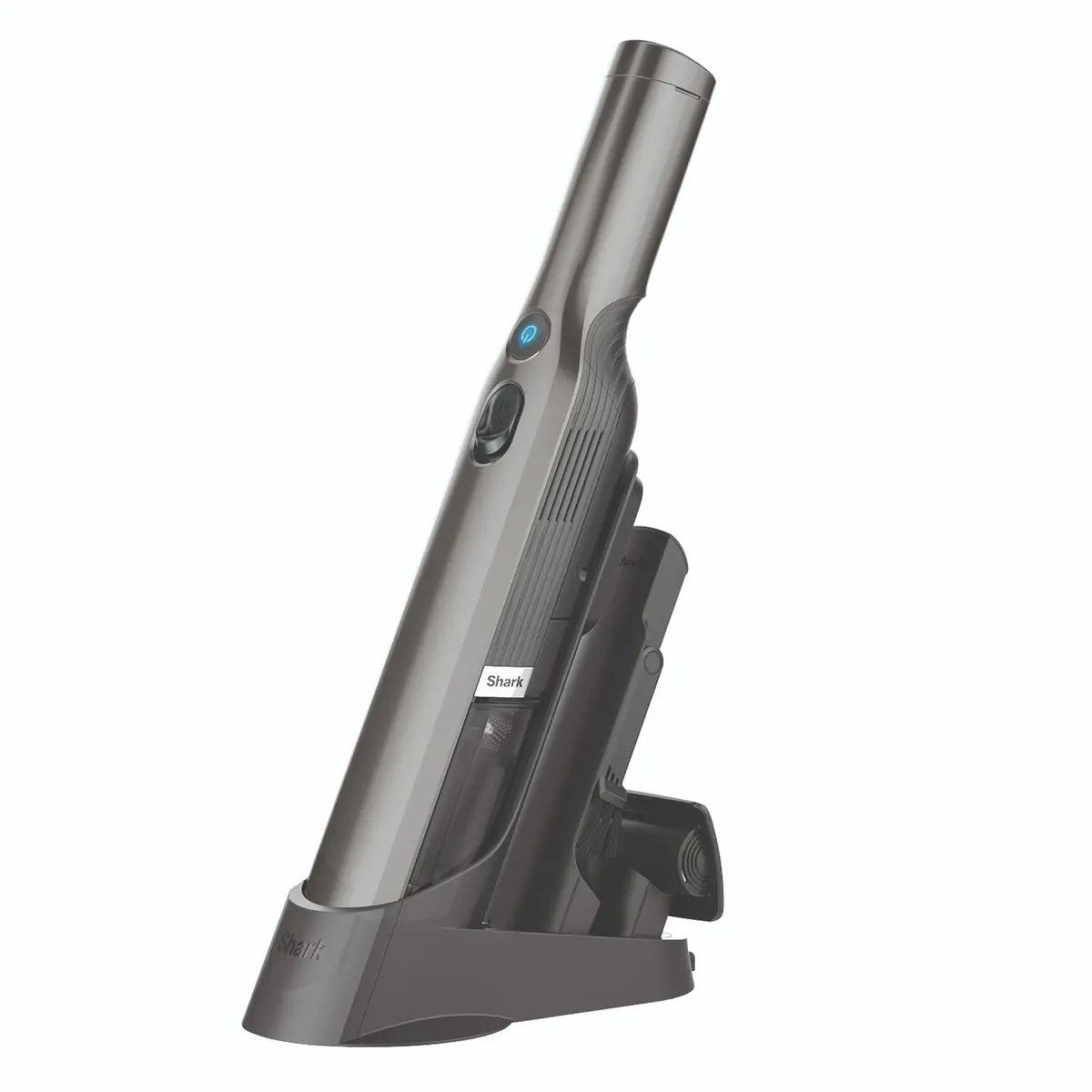 Shark Wv201 Wandvac Cordless Handheld Vacuum With Charging Dock Single Touch Empty And Detachable Dust Cup (Refurbished) 1