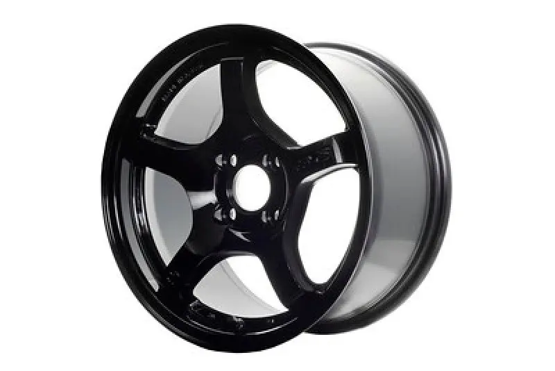 Gram Lights 57Cr Forged Alloy Wheel: 19×8.5", +45 Offset, 5×112 Bolt Pattern, Gloss Black 1