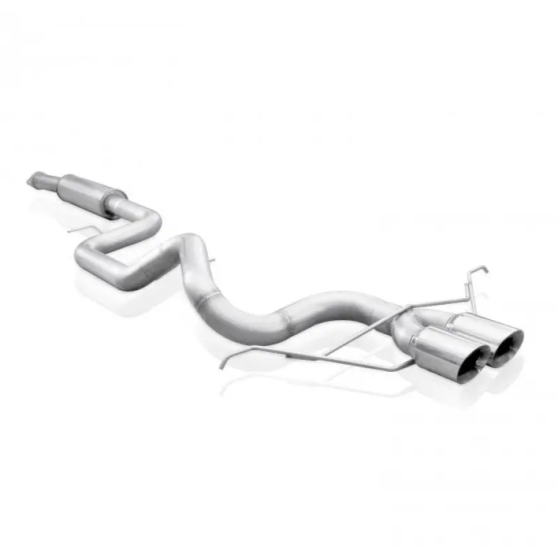 Stainless Works 2013-18 Ford Focus St 3In Catback Vintage Round Muffler 4In Tips 1