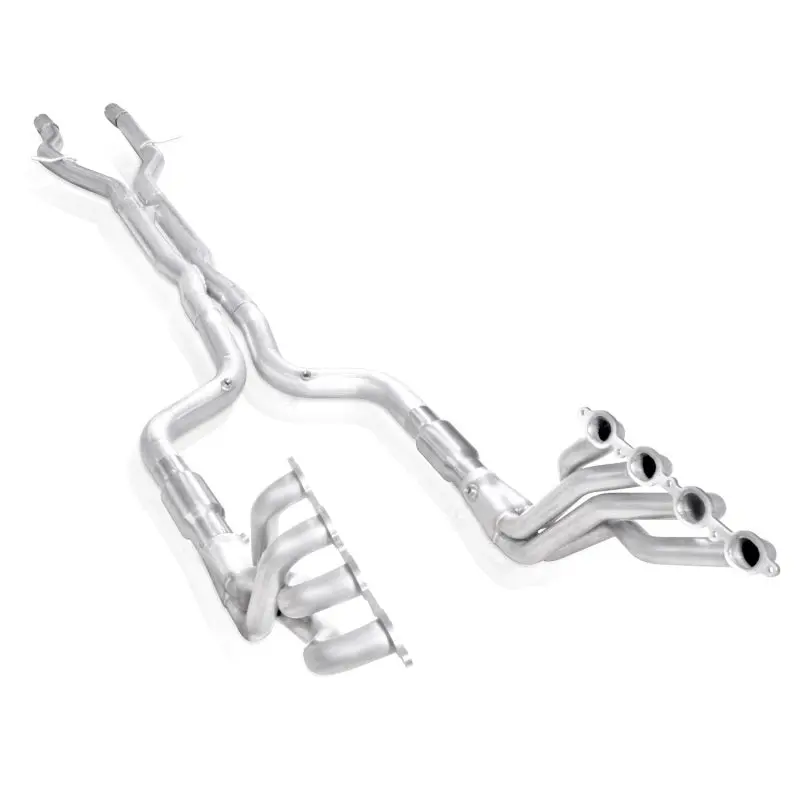 Stainless Works Full Header System For 2016–2018 Cadillac Cts-V Sedan – 2-Inch Primaries, 3-Inch Catted Leads, X-Pipe Configuration 1