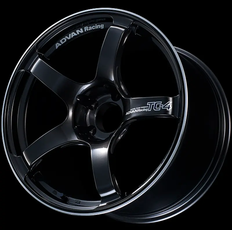 Advan Tc4 17X7.5 +48 5-114.3 Racing Gunmetallic &Amp; Ring Wheel 1