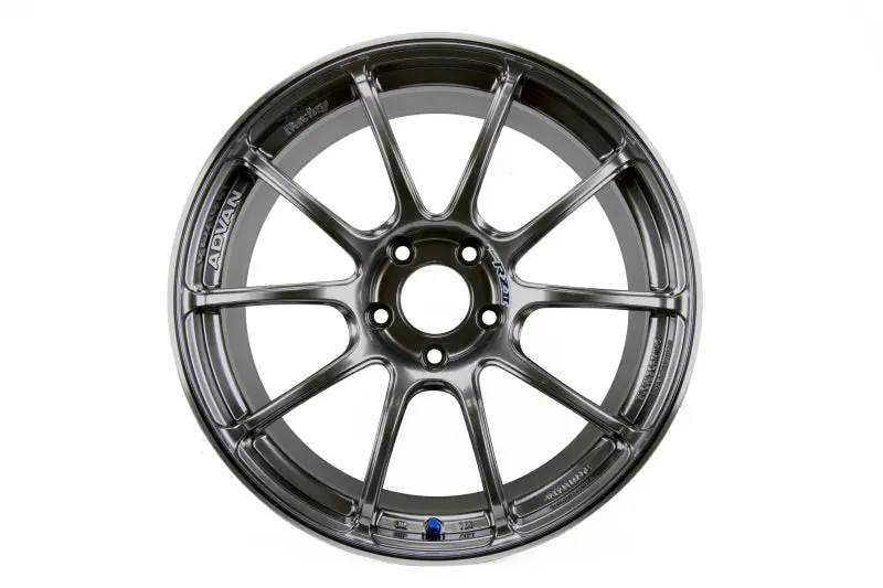 Advan Rzii Forged Racing Wheel – 19X9.0", +45 Offset, 5X114.3, Hyper Black Finish 1