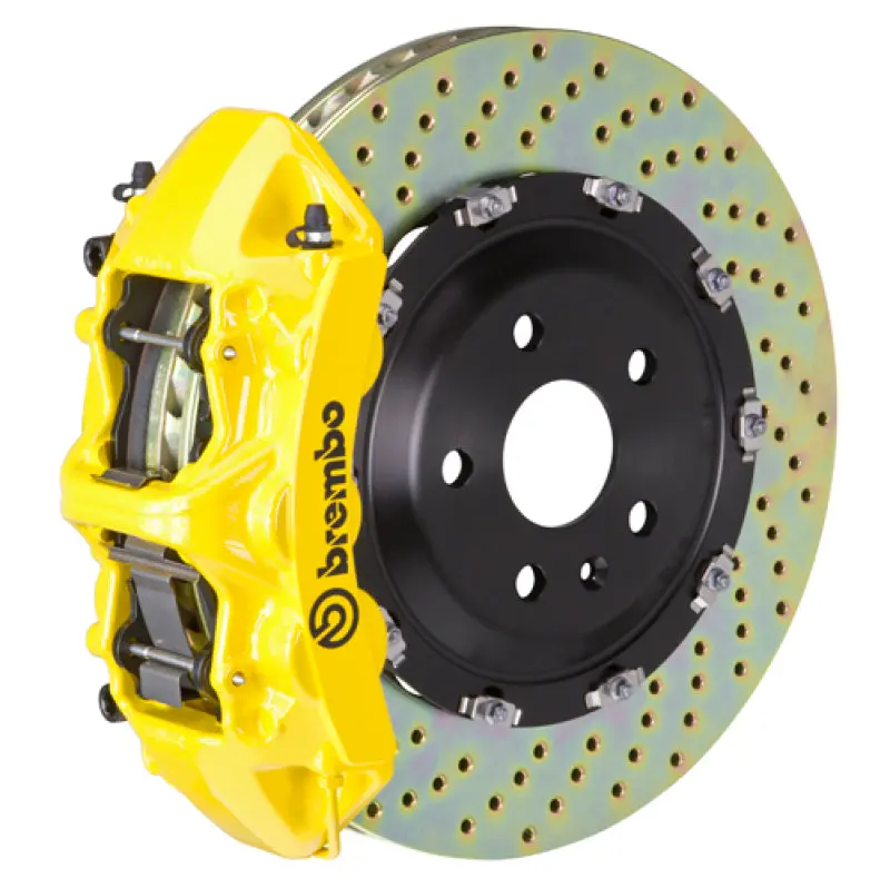 Brembo Gt Big Brake Kit – Front, 6-Piston Calipers & 380X34Mm Drilled 2-Piece Rotors For 2005–2013 Corvette 1
