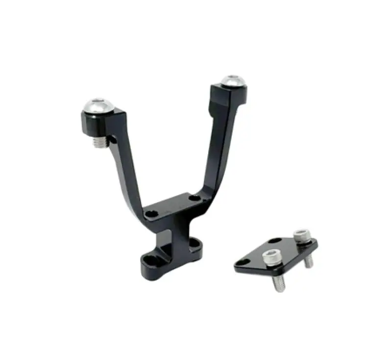 Torque Solution Coolant Expansion Tank Mount – Black Anodized Pedestal For Subaru Sti (2004–2022) 1