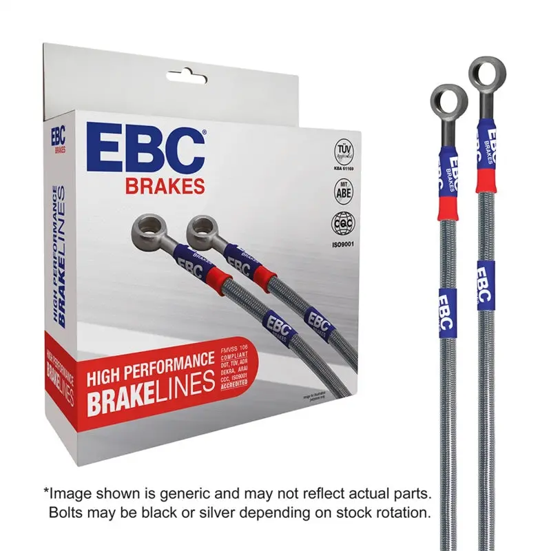Ebc Stainless Steel Brake Line Kit For 2016+ Chevrolet Camaro Ss (6Th Gen, 6.2L V8) 1