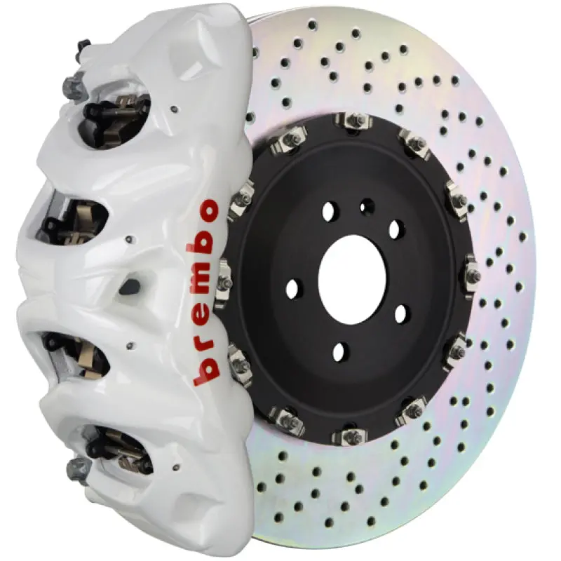 Brembo Gt Bbk – Front, 380X34 Mm Drilled Two-Piece Rotors, 6-Piston Calipers For 2021+ Toyota Sienna Xl40 1