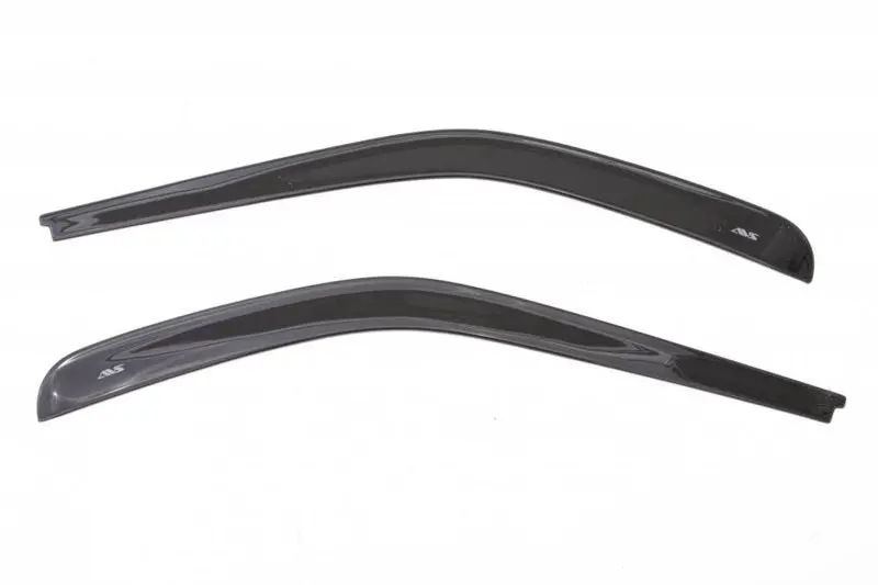 Avs 07-18 Jeep Wrangler (2 Door Only) Ventvisor Low Profile Window Deflectors 2Pc - Smoke 1