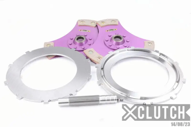 Xclutch Twin-Disc Ceramic Clutch Service Pack For Volkswagen – 9-Inch, Solid Multi-Plate Assembly 1