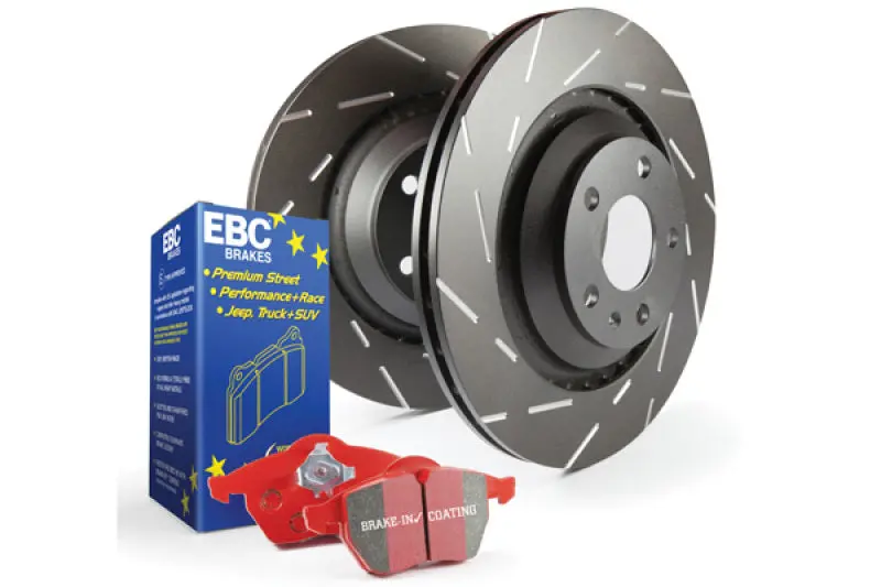Ebc Redstuff High-Performance Brake Pad & Usr Drilled/Slotted Rotor Kit – S4 Series 1