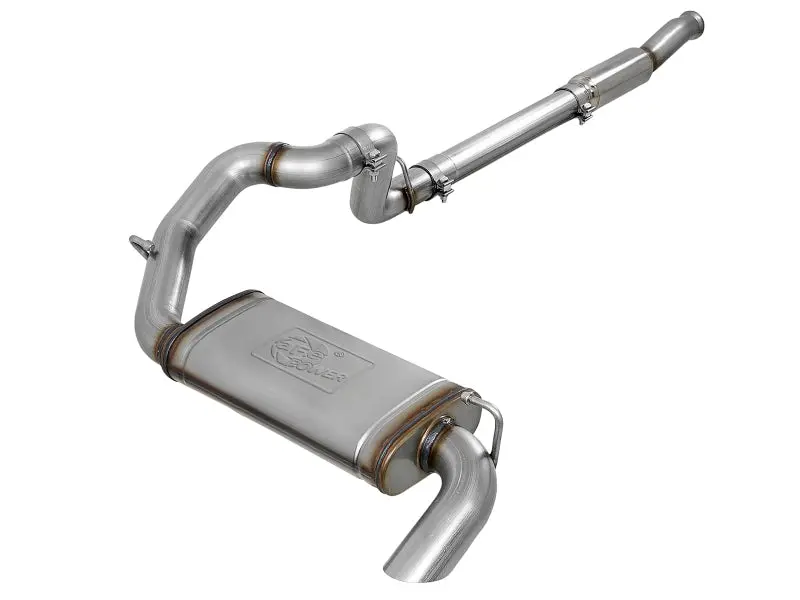 Afe Machforce Xp 18-20 Jeep Wrangler (Jl) L4-2.0L (T) 3In 409 Ss Cat-Back Hi-Tuck Exhaust 1