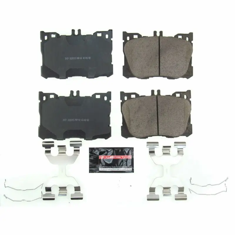 Power Stop Z23 Evolution Sport Front Brake Pads With Hardware For 2017–2018 Mercedes-Benz C43 Amg 1