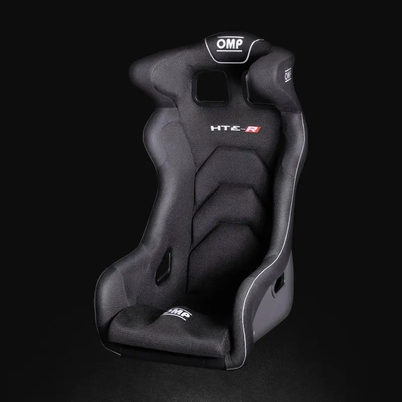 Omp Hte Series Fiberglass Racing Seat — Black Finish 1