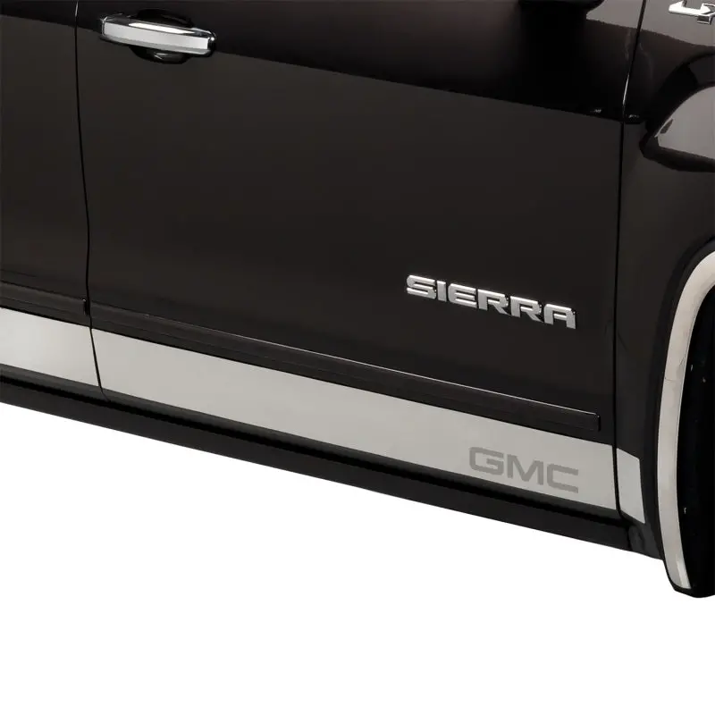 Putco Stainless Steel Rocker Panel Trim – 8-Piece Set For 2015–2019 Gmc Sierra Hd Regular Cab Dually 1