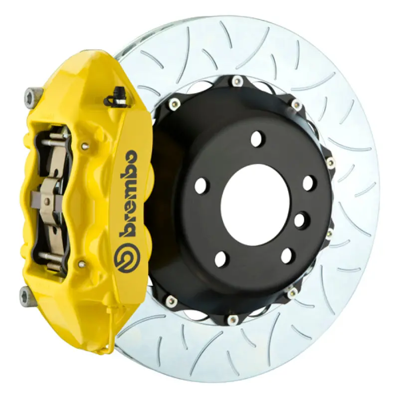Brembo Gt Big Brake Kit – Rear, 380X28 Mm Slotted Two-Piece Rotors, 4-Piston Calipers For 2011–2018 Porsche Cayenne/S/Gts 1