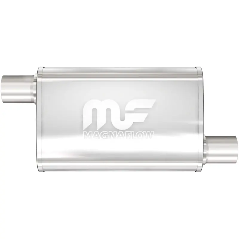 Magnaflow Stainless Steel Muffler – 3-Inch Inlet/Outlet, 409Ss Construction (14" X 4" X 9") 1