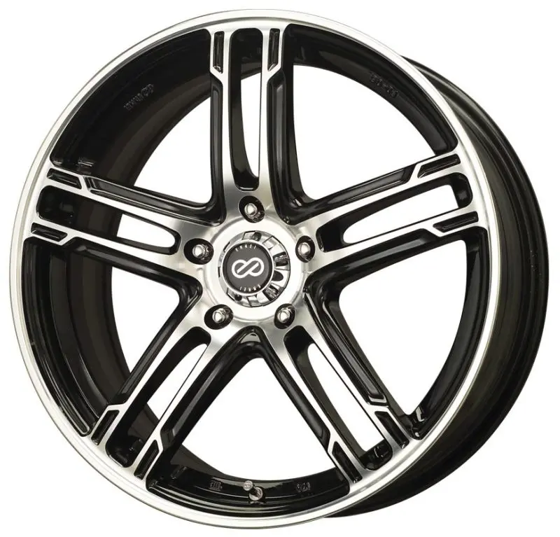 Enkei Fd-05 Forged Alloy Wheel – 18X7.5", 5X100Mm, 45Mm Offset, 72.6Mm Bore, Black Machined Finish 1