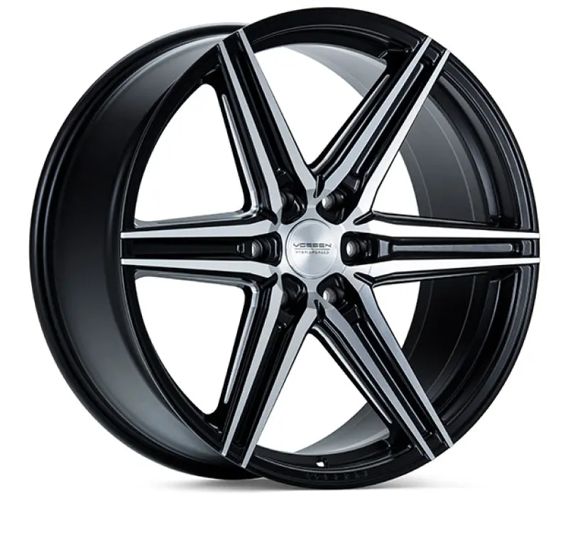 Vossen Hf6-2 Forged Aluminum Wheel – 22X9.5 Inches, 6X139.7Mm Bolt Pattern, Et20 Offset, Deep Face Design, Brushed Matte Black 1