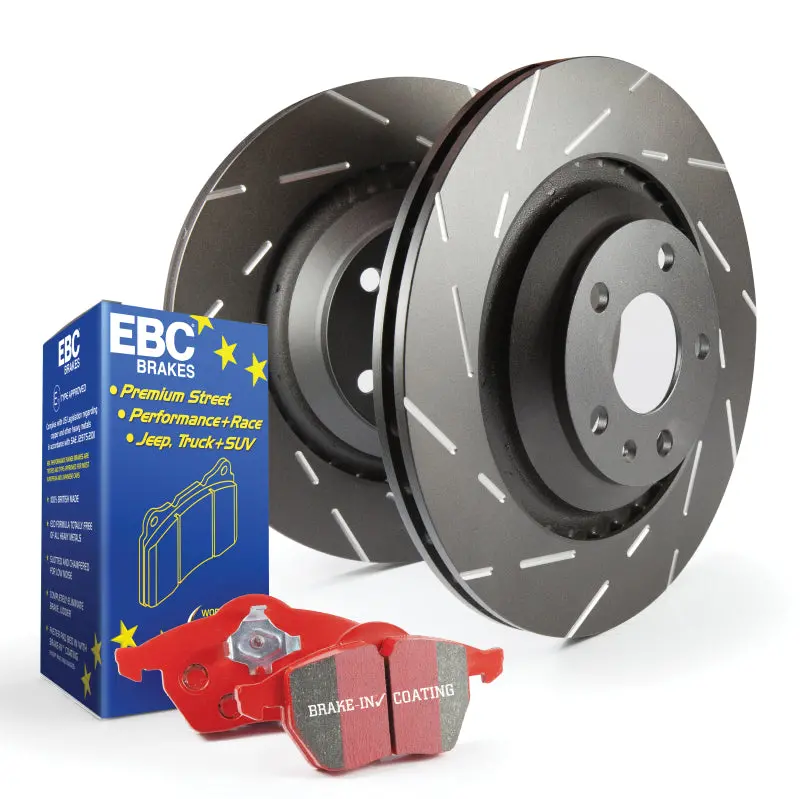 Ebc Redstuff Street Brake Pad & Usr Drilled Rotor Kit – Performance Friction Package 2