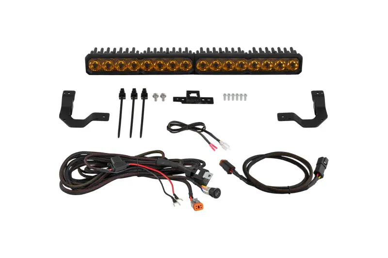Diode Dynamics Ss20 Sport Grille Light Bar For 2024–2026 Toyota Tacoma Trd – Yellow Driving Lights, 3000K Warm White Output 1