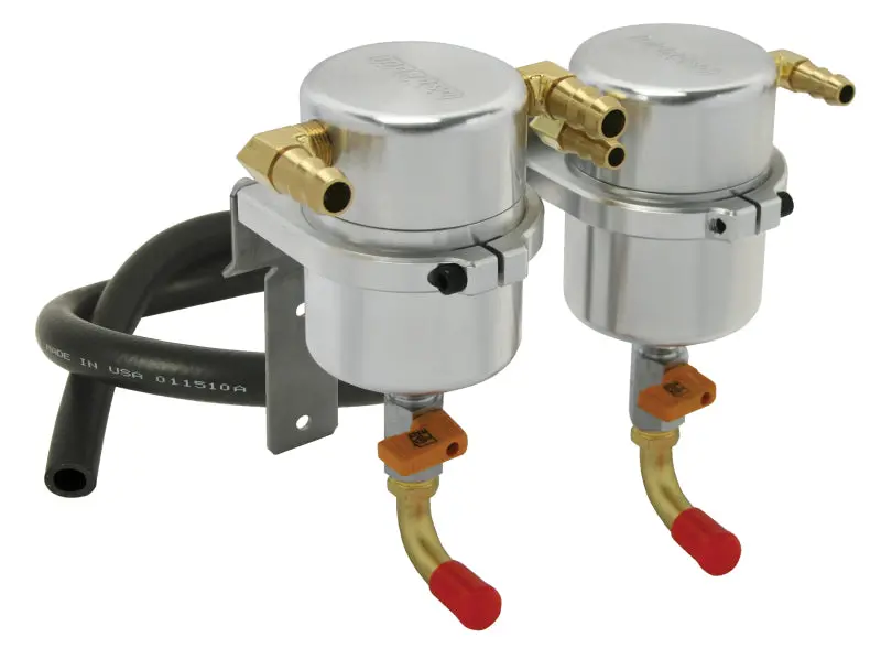 Moroso 06-07 Subaru Wrx/04-07 Wrx/Sti Air/Oil Separator Catch Can - Billet Aluminum 1