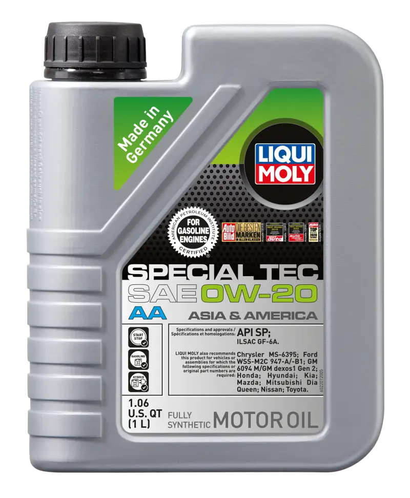 Liqui Moly 1L Special Tec Aa Motor Oil Sae 0W20 1