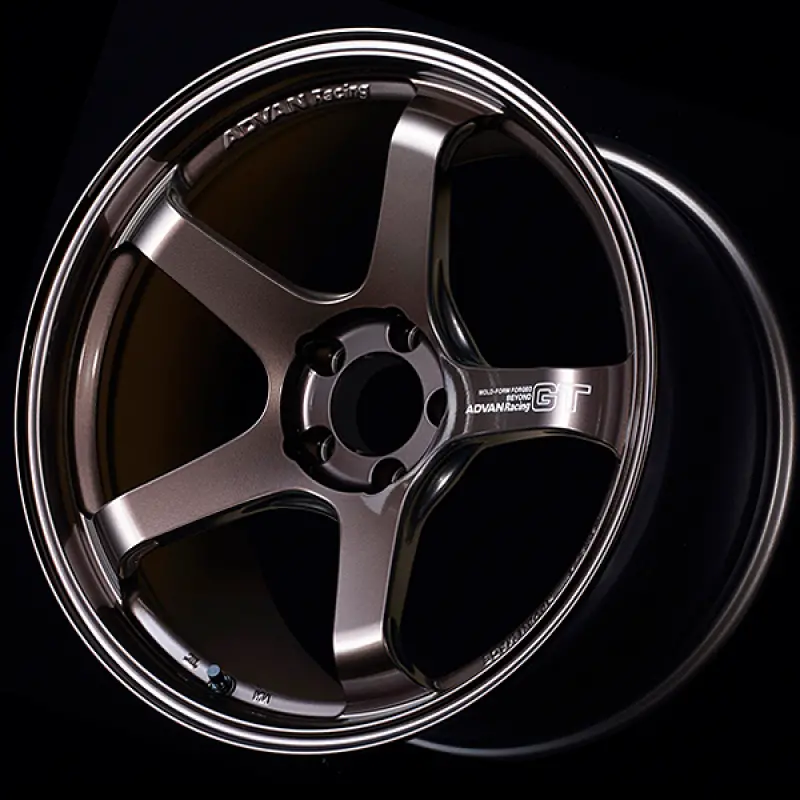 Advan Gt Beyond Racing Wheel: 17X9.5", +35Mm Offset, 5X114.3, 66.1Mm Bore, Copper-Bronze Finish 1